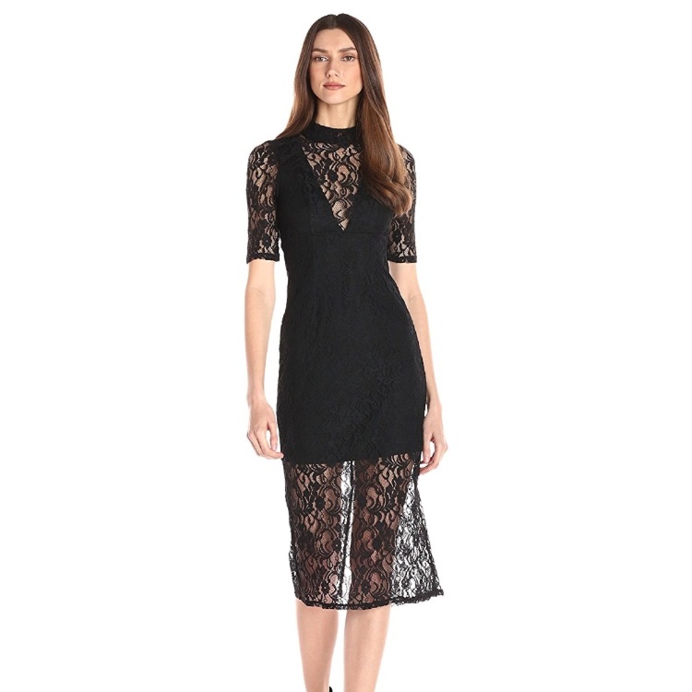 BCBGeneration lace v-neck dress Sz 2